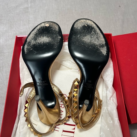 Valentino Rockstud Heel Sandals - Picture 6 of 10